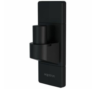 Ergotron Mounting Base for Wall Mount, Wall Track, Mounting Arm - Black - Vertical