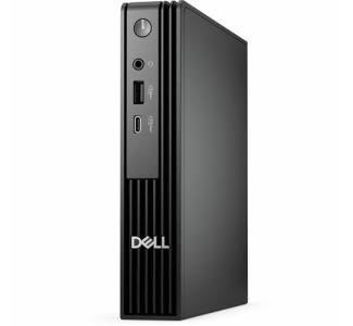 Dell Pro QCM1250 Desktop Computer - Intel Core i3 14th Gen i3-14100T - 8 GB - 256 GB SSD - Micro PC