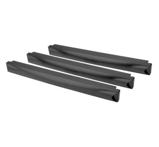 Eaton Tripp Lite Series SmartRack 1U Blanking Panel Kit - Toolless Mounting, 10 Panels, Black