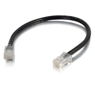 C2G 6in Cat6 Ethernet Cable - Non-Booted Unshielded (UTP) - Black