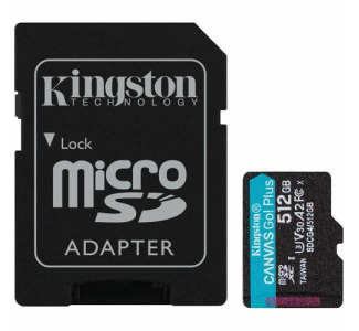 Kingston Canvas Go! Plus 512 GB Class 10/UHS-I (U3) V30 microSDXC