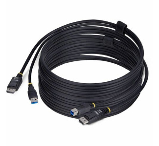StarTech.com 10ft (3m) DisplayPort and USB 5Gbps KVM Cable, Up to 4K 60Hz, DP and USB Combo Cable for KVM Switch