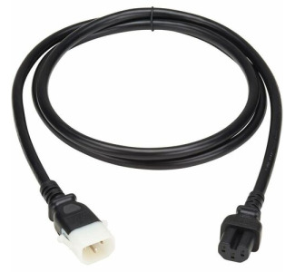 Eaton Tripp Lite Series PDU Power Cords, C15 to P-Lock C14 - Heavy-Duty, 15A, 250V, 14 AWG, 6 ft. (1.8 m), Black, 6 Pack