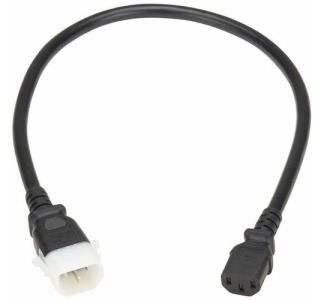 Eaton Tripp Lite Series PDU Power Cords, C13 to P-Lock C14 - Heavy-Duty, 15A, 250V, 14 AWG, 2 ft. (0.6 m), Black, 6 Pack