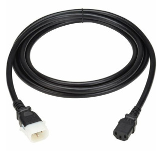 Eaton Tripp Lite Series PDU Power Cords, C13 to P-Lock C14 - Heavy-Duty, 15A, 250V, 14 AWG, 6 ft. (1.8 m), Black, 6 Pack