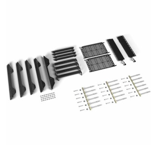 Chief Tempo Flat Panel Wall Mount - In-Wall Flange-Mount-Storage Kit - VESA Wall Mount - Black