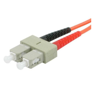 C2G-5m SC-ST 62.5/125 OM1 Duplex Multimode PVC Fiber Optic Cable - Orange