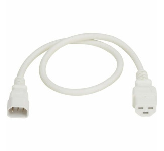 Eaton Tripp Lite Series Power Cord, C14 to C21 - Heavy-Duty, 15A, 250V, 14 AWG, 2.5 ft. (0.76 m), White