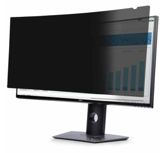 StarTech.com Privacy Screen For Dell U3824DW Curved Ultrawide 21:9 Monitor, Double-Sided, Computer Desktop Monitor Screen Protector, TAA