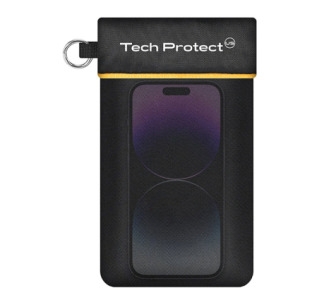 TechProtectus TP-CP-V2 Faraday Cellphone Signal Blocking Pouch - Black
