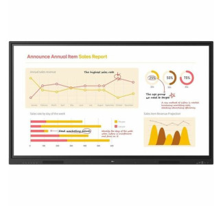 LG CreateBoard 65TR3BQ-B Collaboration Display