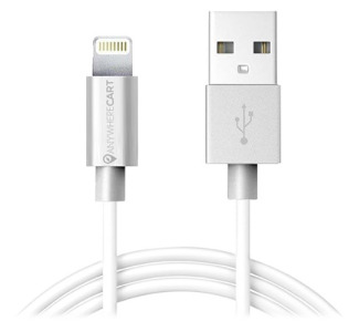 Power Technologies MFI-Certified Lightning To USB Cable (3 ft)