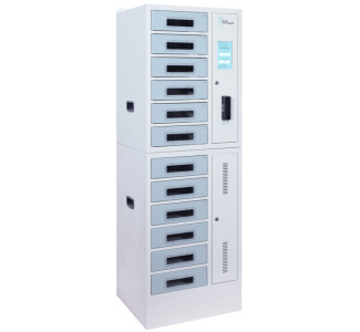 Power Technologies SC Locker 12, 12 Bay secure charging locker