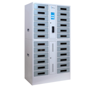 Power Technologies SC-Locker-24, 24 Bay Charging Locker with RFID Lock & Contact-less Access