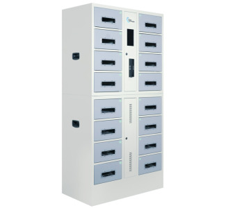 Power Technologies LKR-CSC-B16R-D CSC-Locker-16, 16 Bay UV-C Charging