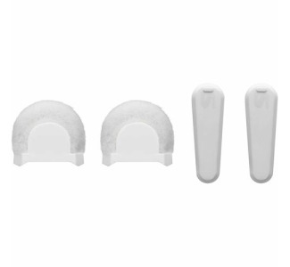 MoveMic White Windscreen and Clip (2 Pack)