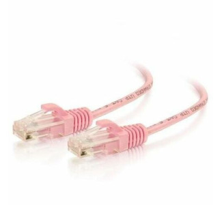 On-Q Q-Series 28 AWG Cat6 Patch Cable, Pink, 10 Ft