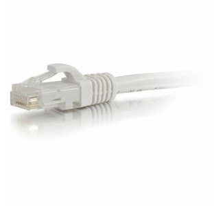 Quiktron Q-Series Patch Cords, CAT5E, Booted, White, 4 FT