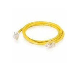 Quiktron Q-Series Patch Cords, CAT6, Non-Booted, Yellow, 35 FT