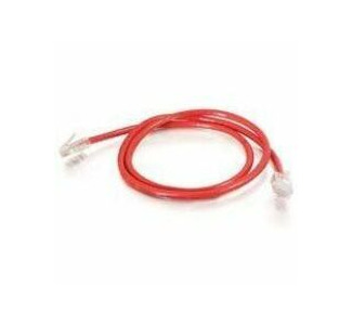 Quiktron Q-Series Patch Cords, CAT6, Non-Booted, Red, 14 FT