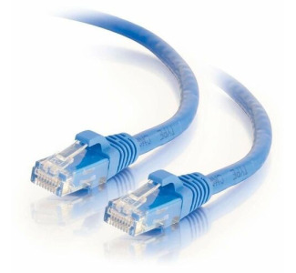 Ortronics Q-Series Patch Cords, CAT6, booted, Blue, 14 FT