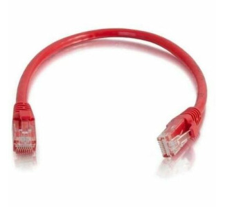 Quiktron Q-Series Patch Cords, CAT6, booted, Red, 5 FT