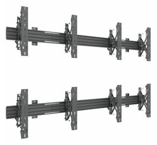 Mount-It! PRO Mounting Bracket for Video Wall, Display - Powder Coated Black - Landscape