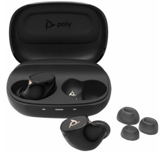 Poly Voyager Free 20 Gray Earbuds + Basic Charge Case Customer Special 1