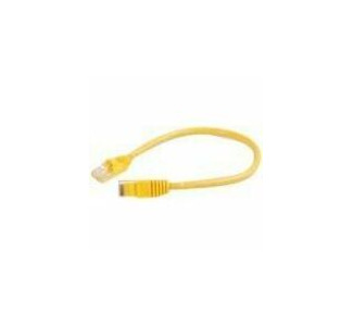 Quiktron Q-Series Patch Cords, CAT5E, Booted, Yellow, 75 FT