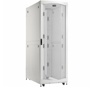 Eaton SmartRack 48U Extra-Deep Extra-Wide Heavy-Duty Rack Enclosure Cabinet for AI Servers, White