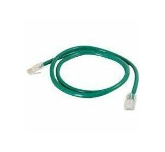 Quiktron Q-Series Patch Cords, CAT5E, Non-Booted, Green, 4 FT