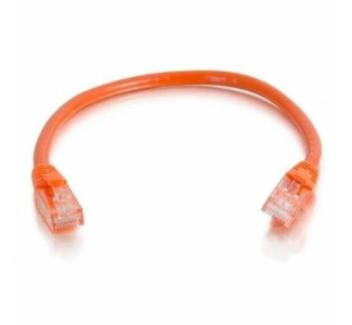 Quiktron Q-Series Patch Cords, Cat6, Booted, Orange, 75 Ft