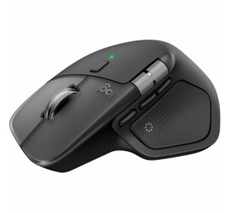 Logitech MX Master 4 for Mac, Ergonomic Bluetooth Mouse with Advanced Performance Haptic Feedback, Ultra-Fast Scrolling, USB-C Charging, MacOS, iPadOS, Windows - space black