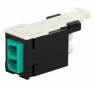 Ortronics Infinium HDFM/HDJ Fiber Module, LC Duplex Aqua, 25 PK