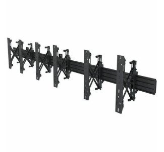 Mount-It! PRO Mounting Bracket for Video Wall, Display - Powder Coated Black - Landscape