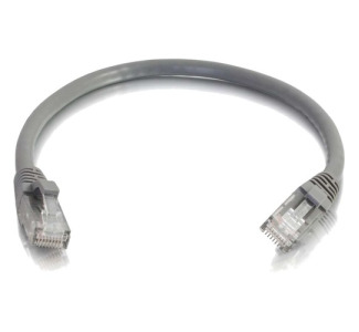 Quiktron 10FT V-Series CAT6A Snagless (UTP) Ethernet Network Patch Cable, CM Rated - Grey