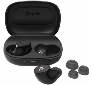 Poly Voyager Free 20 Black Earbuds + Basic Charge Case Customer Special 1