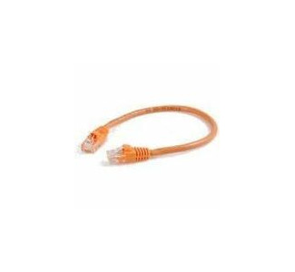 Quiktron Q-Series Patch Cords, CAT6, Non-Booted, Orange, 6 FT