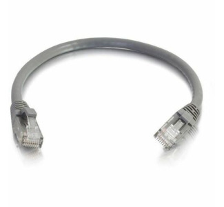 Quiktron Q-Series Patch Cords, CAT5E, Booted, Gray, 2 FT