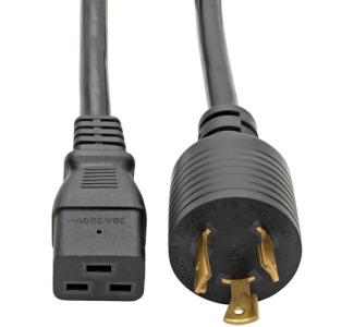Tripp Lite by Eaton Power Cord C19 to NEMA L6-20 - Heavy-Duty 20A 250V 12 AWG 6 ft. (1.83 m) Black