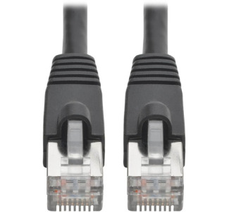 Eaton Tripp Lite Series Cat6a 10G Snagless Shielded STP Ethernet Cable (RJ45 M/M), PoE, Black, 1 ft. (0.31 m)