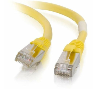 C2G 14ft Cat6 Snagless Shielded (STP) Network Patch Cable - Yellow