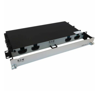 Eaton Tripp Lite Series Preloaded Fiber Panel, 1U - 4x (3x8F MTP/MPO-PC F/F) 24F Trunk Cables, OM4 Multimode, 10 m (32.8 ft.)