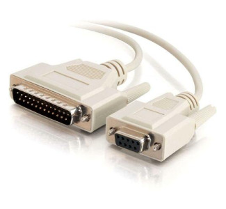 C2G 6ft DB9 Female to DB25 Male Modem Cable