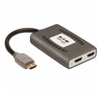 Eaton Tripp Lite Series 2-Port HDMI Splitter - 4K @ 60 Hz, 4:4:4, Multi-Resolution Support, HDR, HDCP 2.2, USB Powered, TAA