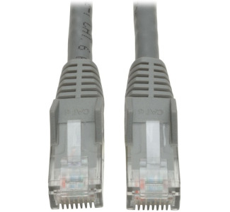 Tripp Lite by Eaton Cat6 Gigabit Snagless Molded (UTP) Ethernet Cable (RJ45 M/M) PoE Gray 20 ft. (6.09 m)