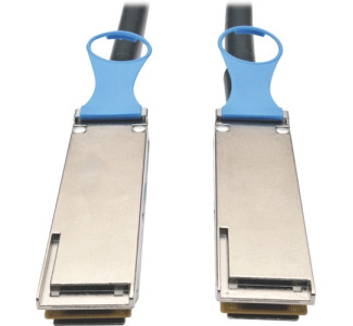 Eaton Tripp Lite Series QSFP28 to QSFP28 100GbE Passive DAC Cable (M/M), QSFP-100G-CU1M Compatible, 1M (3.28 ft.)