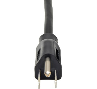 Eaton Tripp Lite Series Computer Power Cord, NEMA 5-15P to Left-Angle C13 - 10A, 125V, 18 AWG, 6 ft. (1.83 m), Black