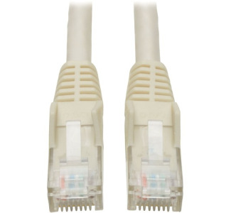 Tripp Lite by Eaton Cat6 Gigabit Snagless Molded (UTP) Ethernet Cable (RJ45 M/M) PoE White 1 ft. (0.31 m)