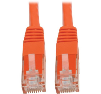 Eaton Tripp Lite Series Cat6 Gigabit Molded (UTP) Ethernet Cable (RJ45 M/M), PoE, Orange, 6 ft. (1.83 m)